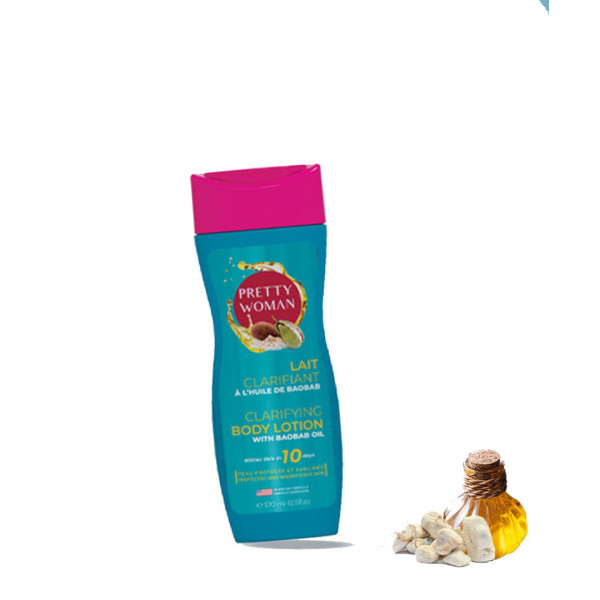 LAIT CORPOREL BAOBAB PRETTY WOMAN A L'HUILE DE BAOBAB 370 ML