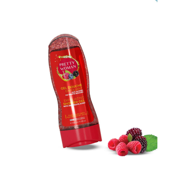GEL DOUCHE EXFOLIANT PRETTY WOMAN AUX ACIDES DE FRUITS